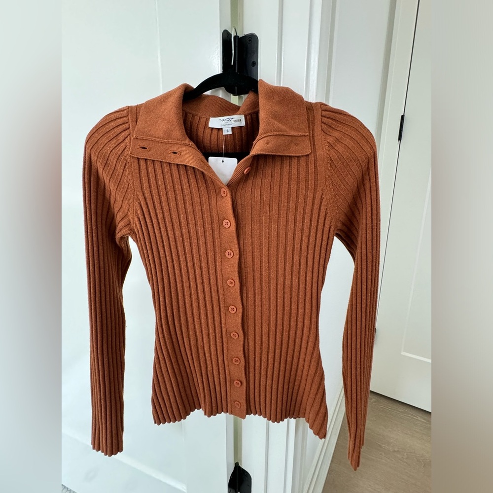 Thakoon Copper Button Sweater Small - image 4